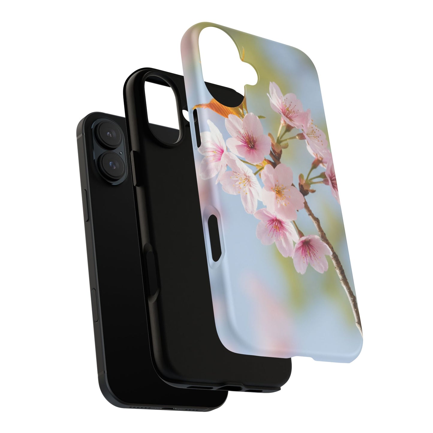 Cherry Blossom Phone Case – Pink Floral Tough Case (iPhone, Samsung Galaxy, Pixel)