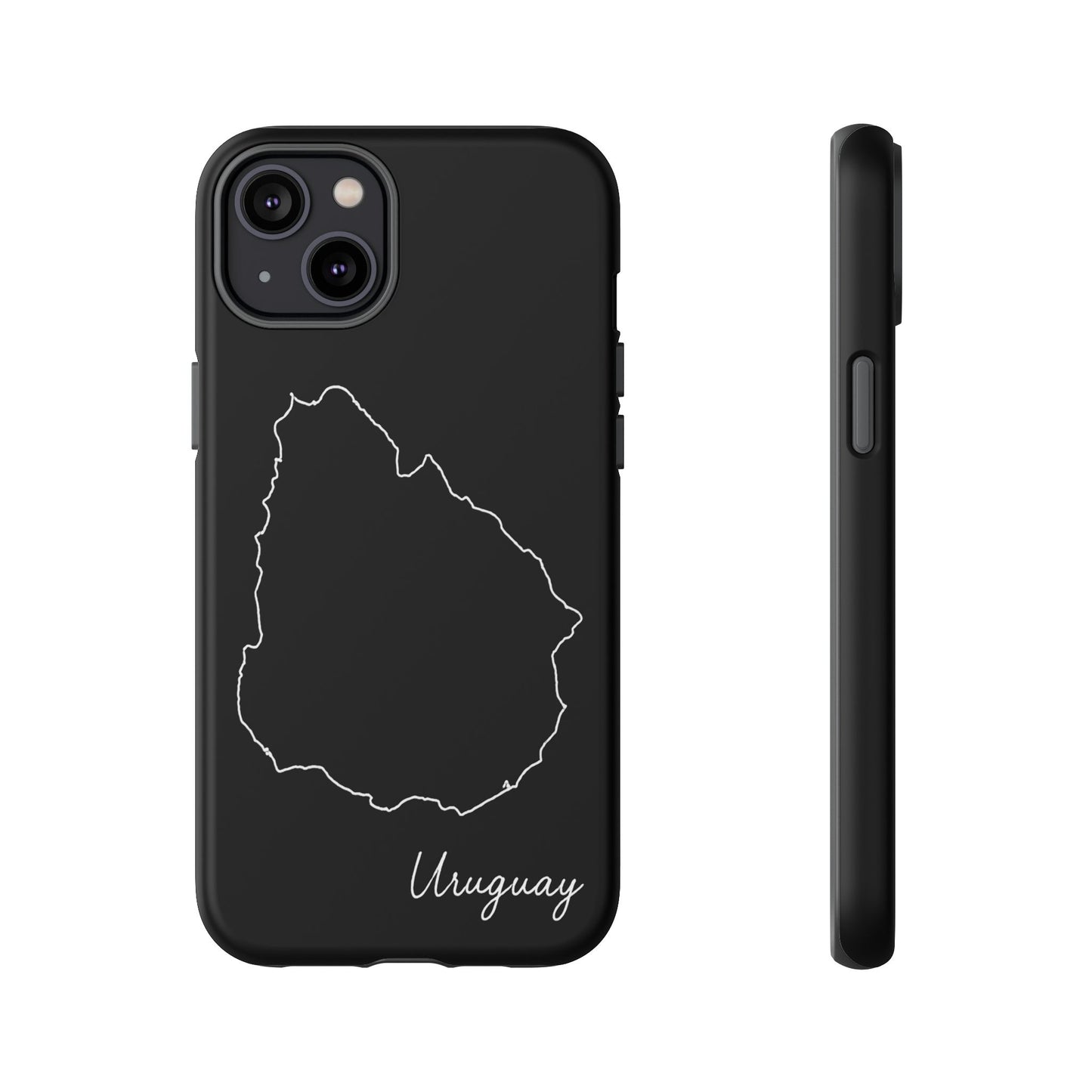 Uruguay Outline Phone Case – Minimal Country Map Tough Case (iPhone, Samsung, Pixel)
