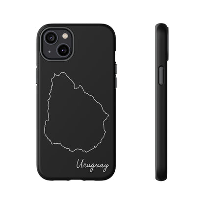 Uruguay Outline Phone Case – Minimal Country Map Tough Case (iPhone, Samsung, Pixel)