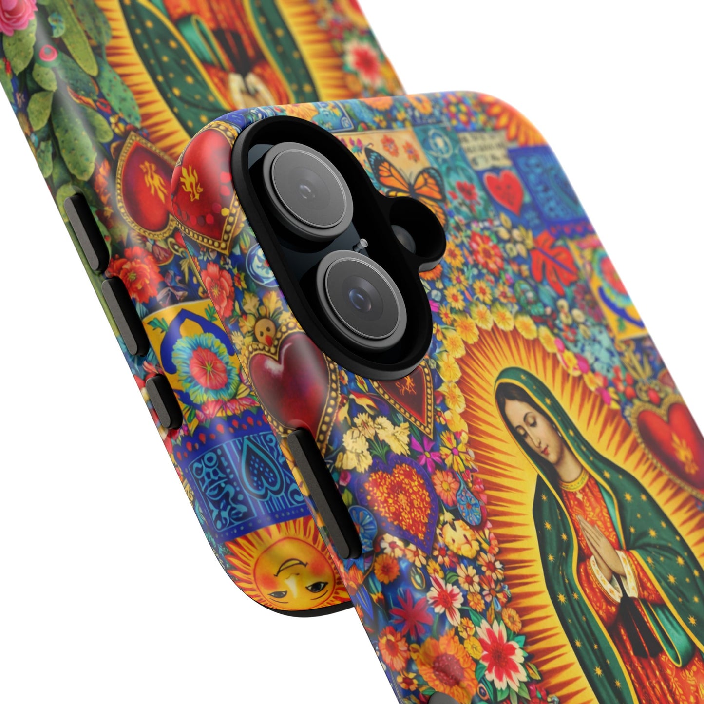 Virgin Mary Guadalupe Phone Case Mexican Folk Art Tough Cover iPhone Samsung