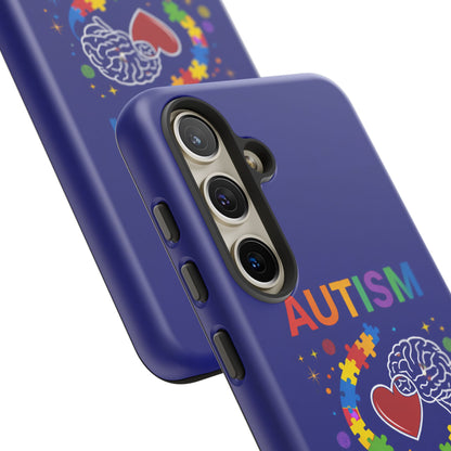 Autism Awareness Tough Case – "Love Connects All Pieces" Phone Case for Iphone, Samsung Galaxy and Pixel