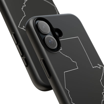 Guatemala Outline Phone Case – Minimal Country Map Tough Case (iPhone, Samsung, Pixel)