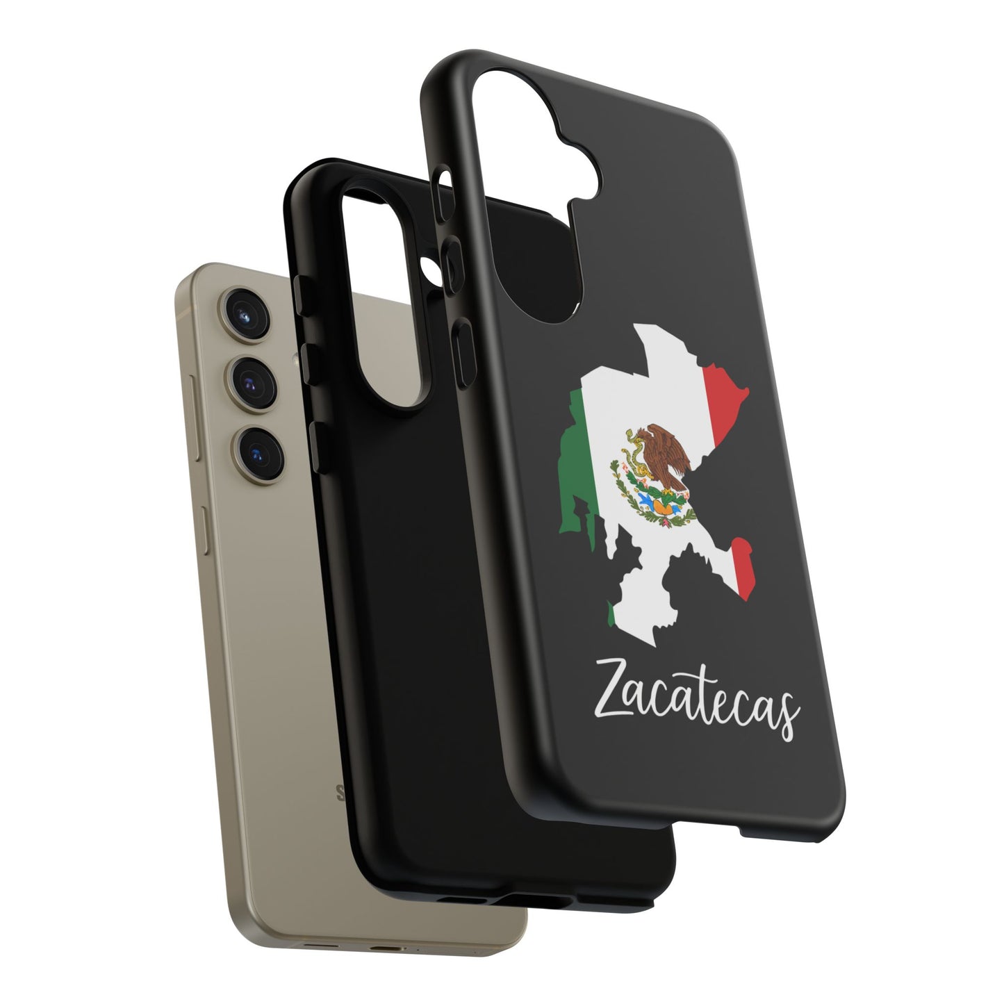 Zacatecas Mexico Flag Map Phone Case | Mexican American Pride Tough Case for iPhone & Samsung