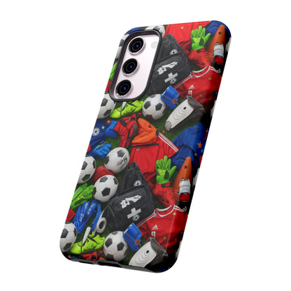 Soccer Ball Pattern Phone Case – Sports Fan Tough Protective Game Day Case