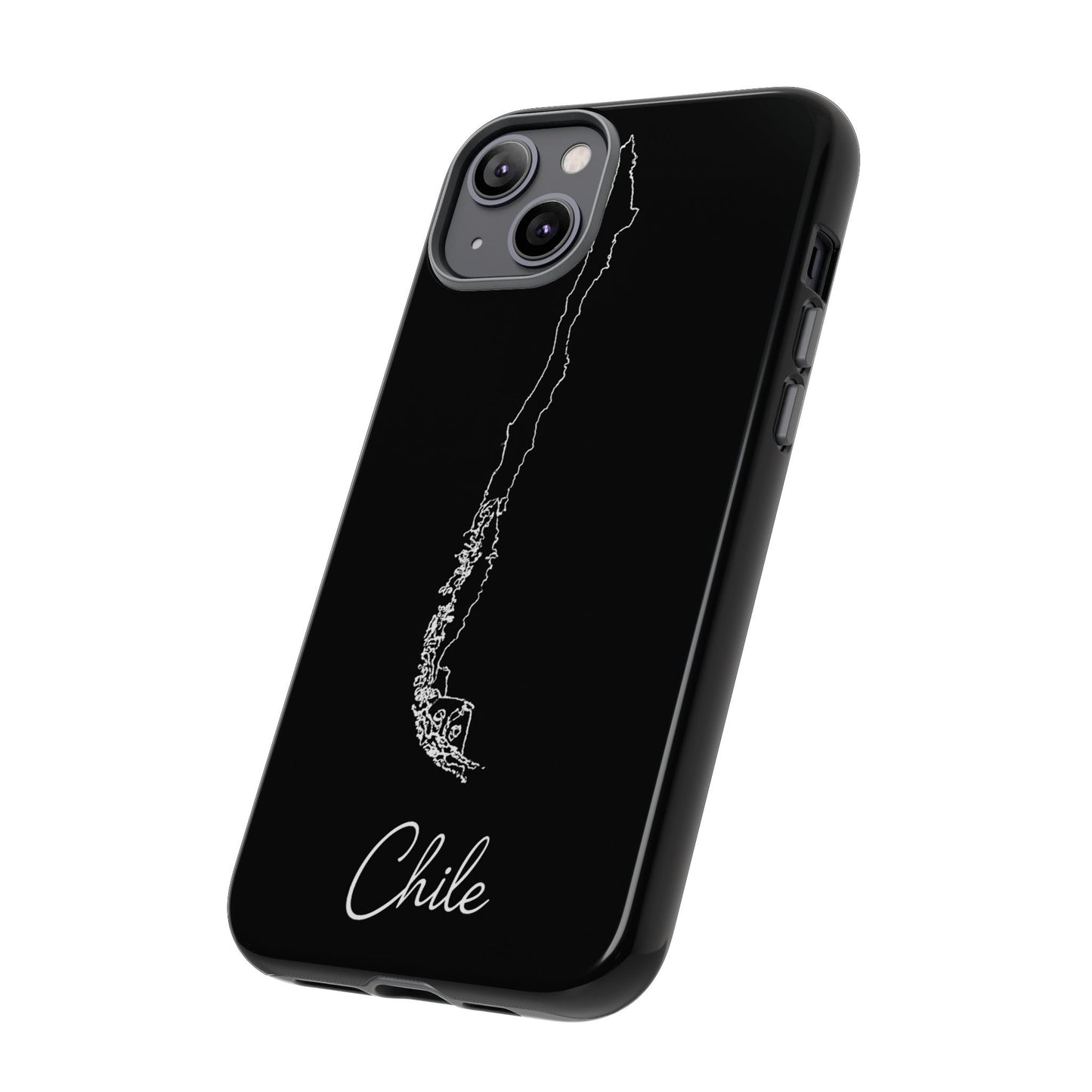 Chile Outline Phone Case – Minimal Country Map Tough Case (iPhone, Samsung, Pixel)