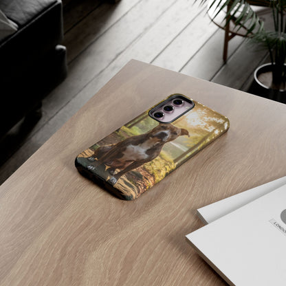 Pit Bull Phone Case – Dog Portrait Tough Case (iPhone, Samsung, Pixel)