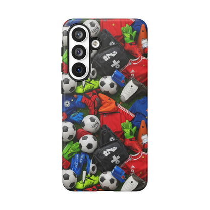 Soccer Ball Pattern Phone Case – Sports Fan Tough Protective Game Day Case