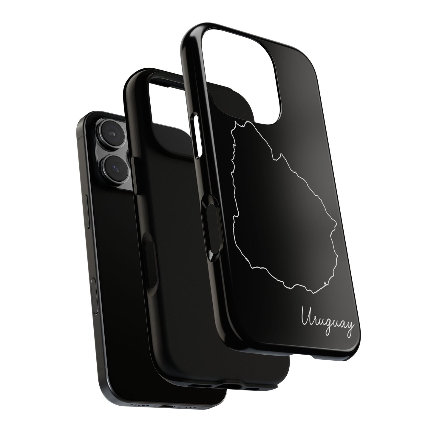 Uruguay Outline Phone Case – Minimal Country Map Tough Case (iPhone, Samsung, Pixel)