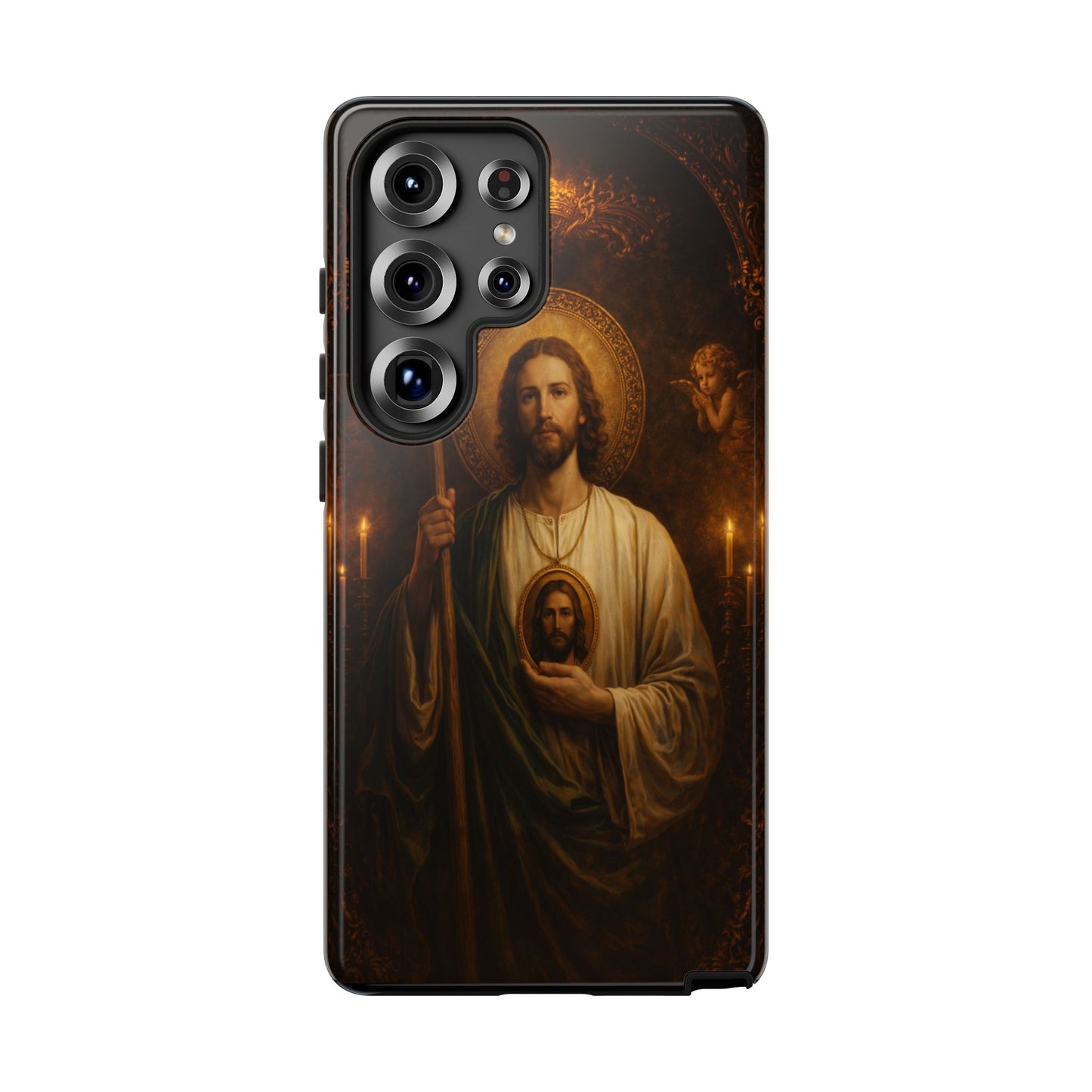 San Judas Phone Case Saint Jude Catholic Saint Religious Art Portrait Tough