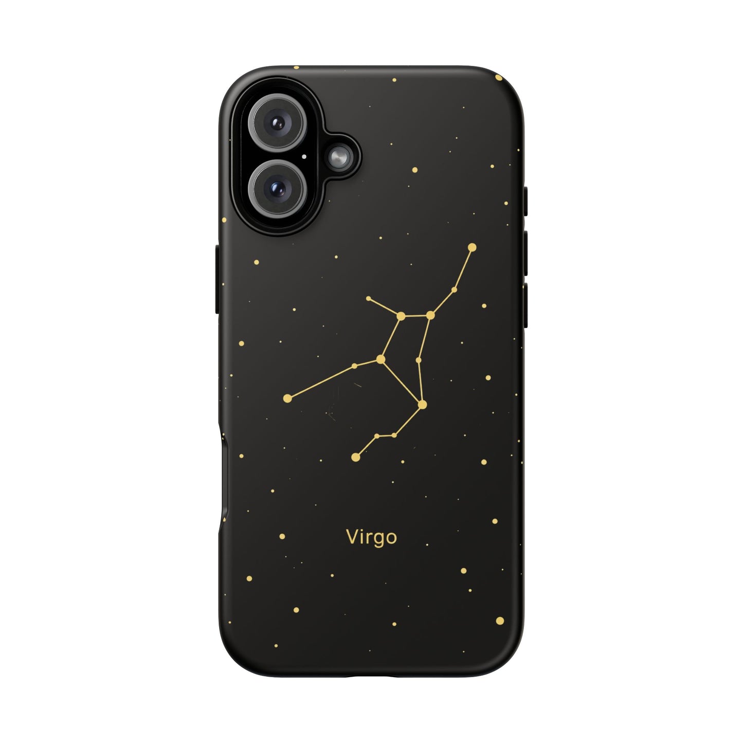 Virgo Zodiac Constellation Phone Case – Luxe Gold Celestial Cover