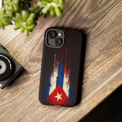 Cuban Flag Phone Case | Cuba Flag Tough Case | Patriotic Cuban Pride iPhone Samsung Protective Cover
