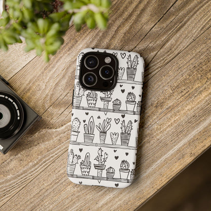 Cactus Succulent Phone Case Cute Plant Aesthetic iPhone Samsung Cover