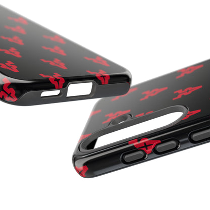 Mazatlán Bull Phone Case – Black Red Streetwear Tough Shockproof Cover