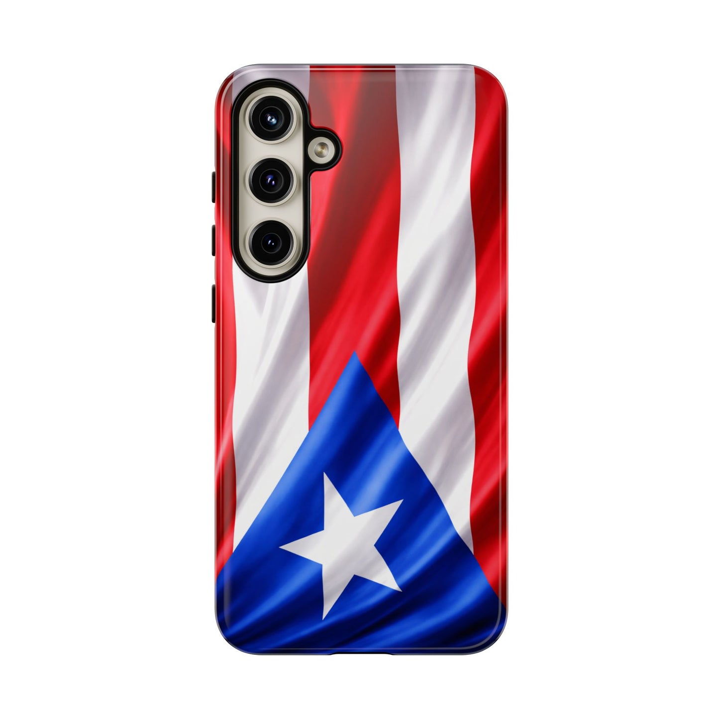 Puerto Rico Flag Phone Case | Boricua Pride Tough Case | Puerto Rican Flag Protective Cover for iPhone & Samsung