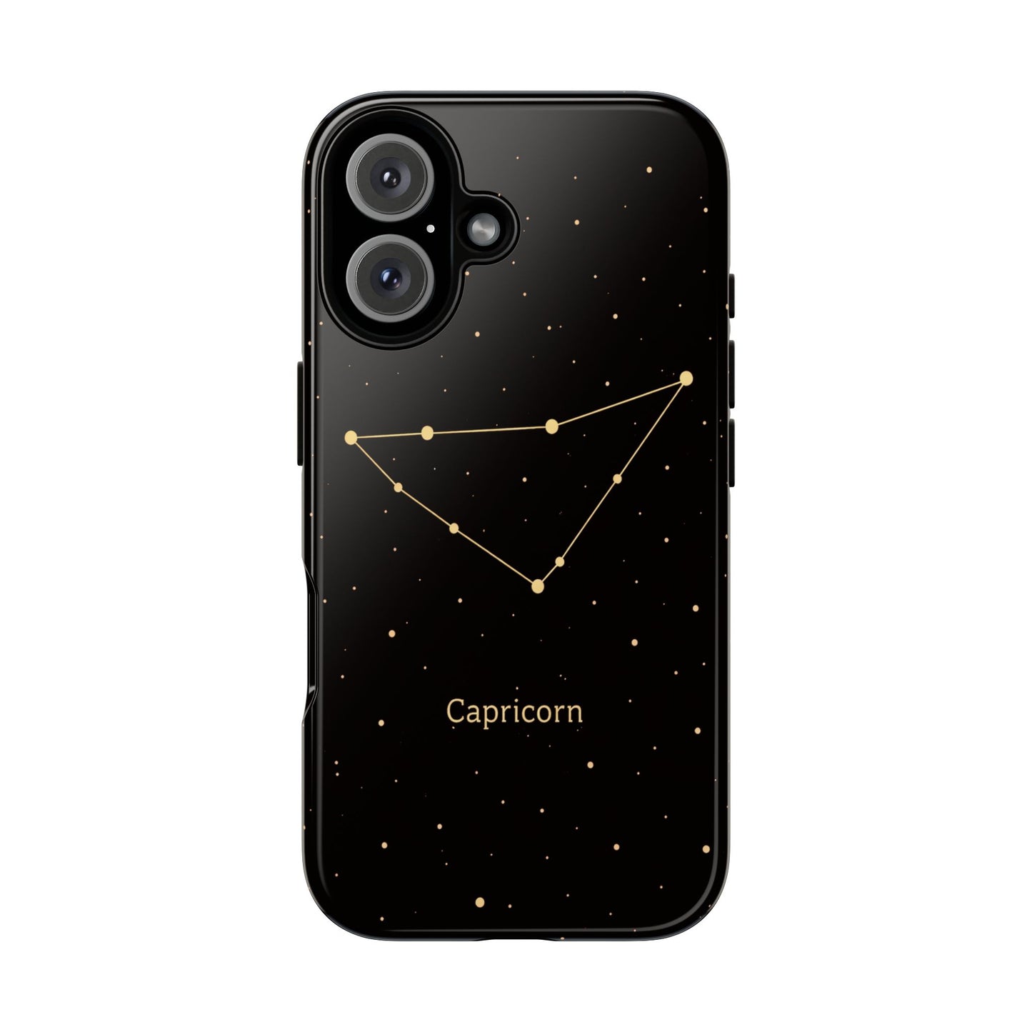 Capricorn Zodiac Constellation Phone Case – Luxe Gold Celestial Cover