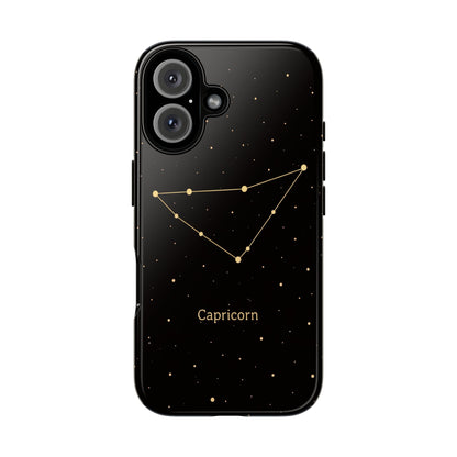 Capricorn Zodiac Constellation Phone Case – Luxe Gold Celestial Cover