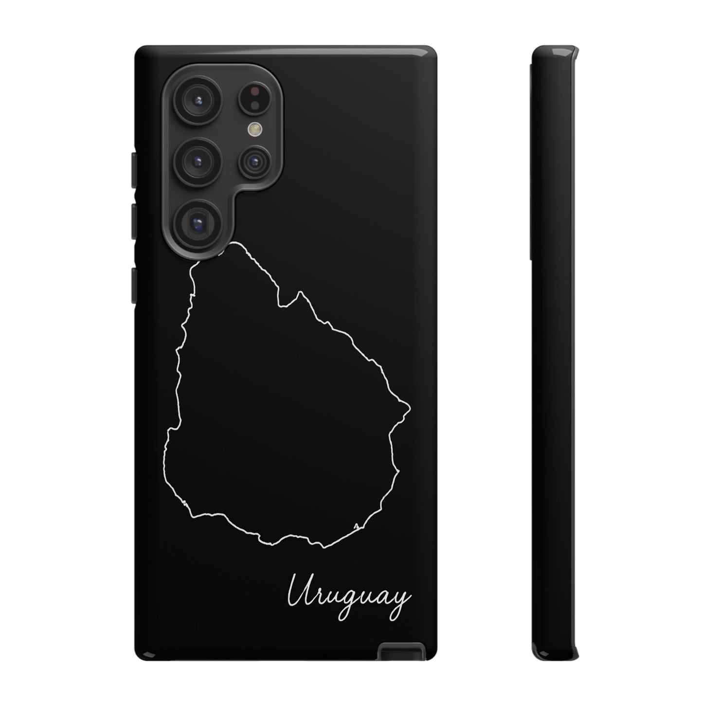 Uruguay Outline Phone Case – Minimal Country Map Tough Case (iPhone, Samsung, Pixel)