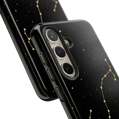 Scorpio Zodiac Constellation Phone Case – Luxe Gold Celestial Cover