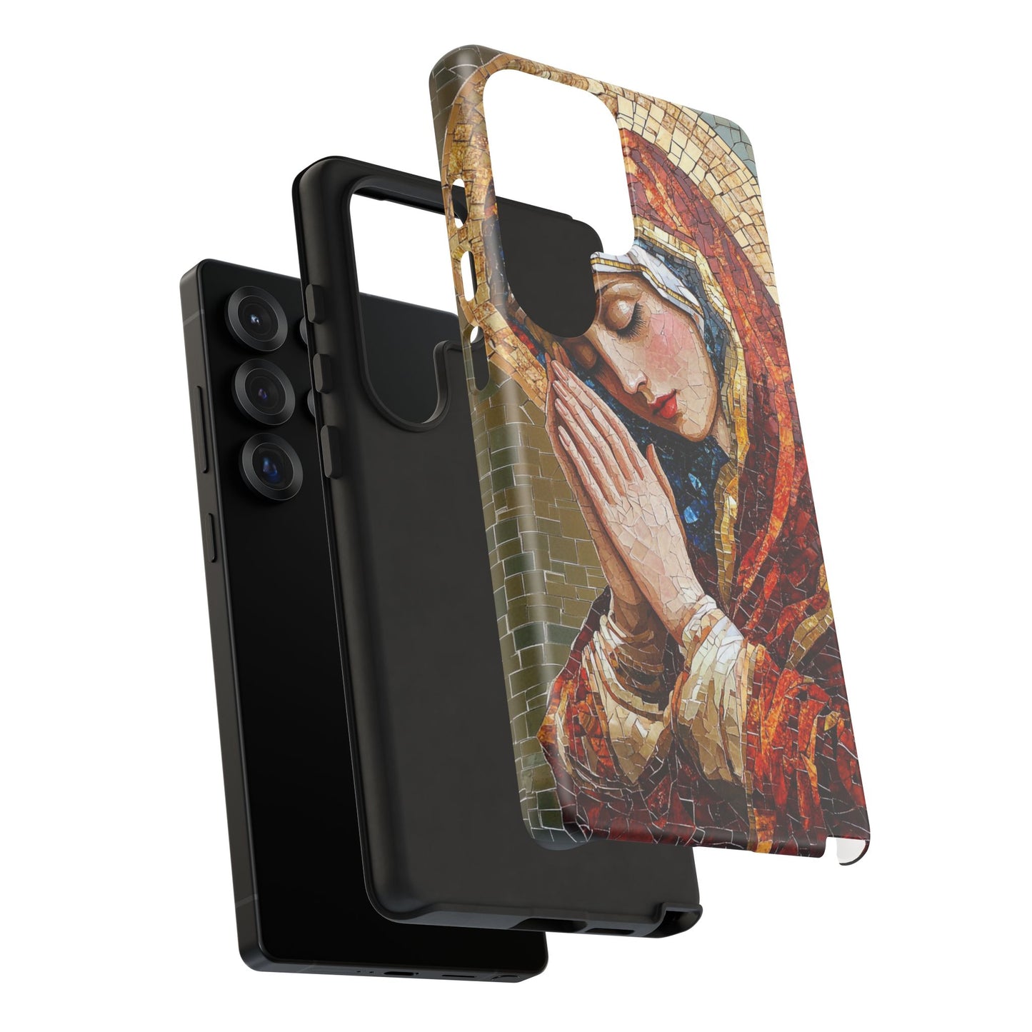 Virgin Mary Phone Case, Catholic Phone Case, Christian Aesthetic Case, Religious iPhone Case, Saint Art Case, Faith Gift