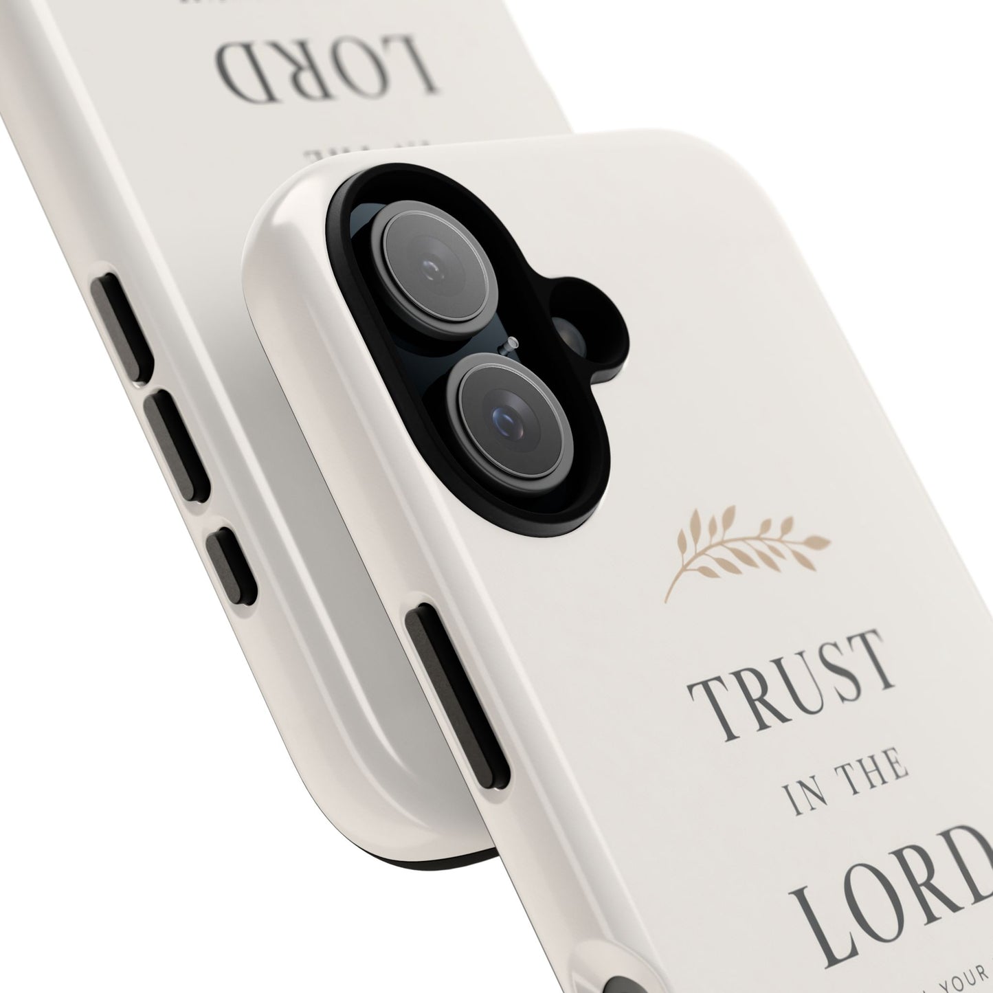 Proverbs 3:5 Christian Phone Case Trust in the Lord Minimalist Faith Cover