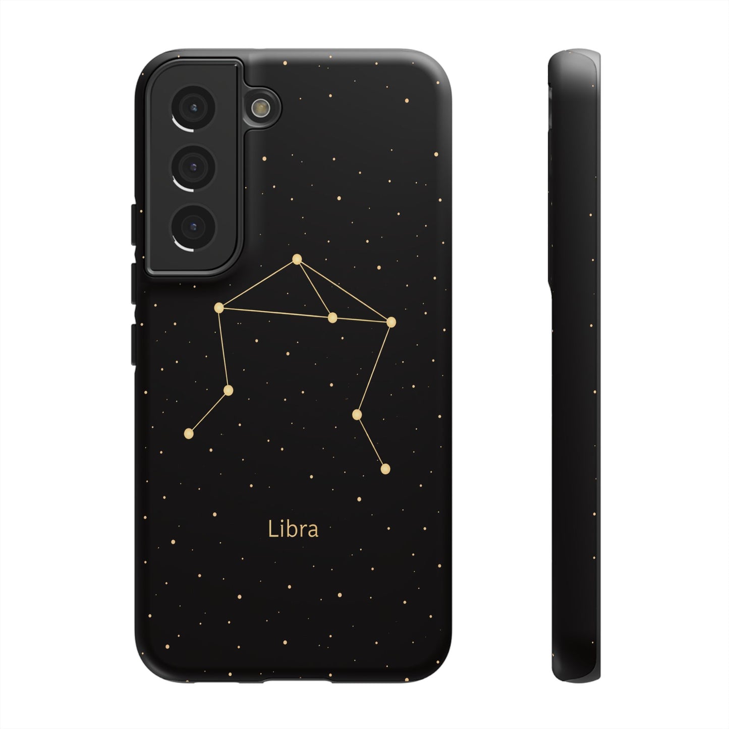 Libra Zodiac Constellation Phone Case – Luxe Gold Celestial Cover