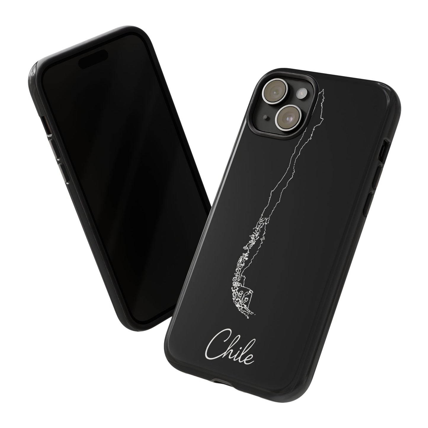 Chile Outline Phone Case – Minimal Country Map Tough Case (iPhone, Samsung, Pixel)