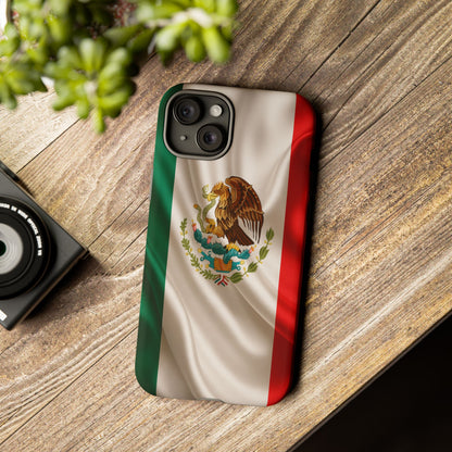 Mexico Flag Phone Case | Mexican Pride iPhone & Samsung Case | Tricolor Aesthetic Tough Protective Cover