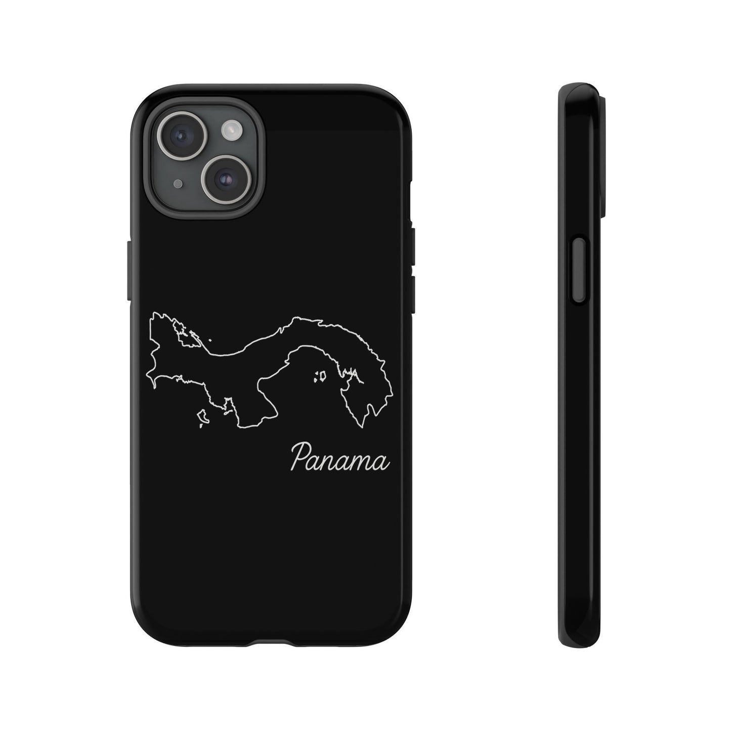 Panama Outline Phone Case – Minimal Country Map Tough Case (iPhone, Samsung, Pixel)