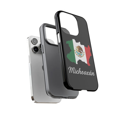 Michoacán Mexico Flag Map Phone Case | Mexican American Pride Tough Case for iPhone & Samsung