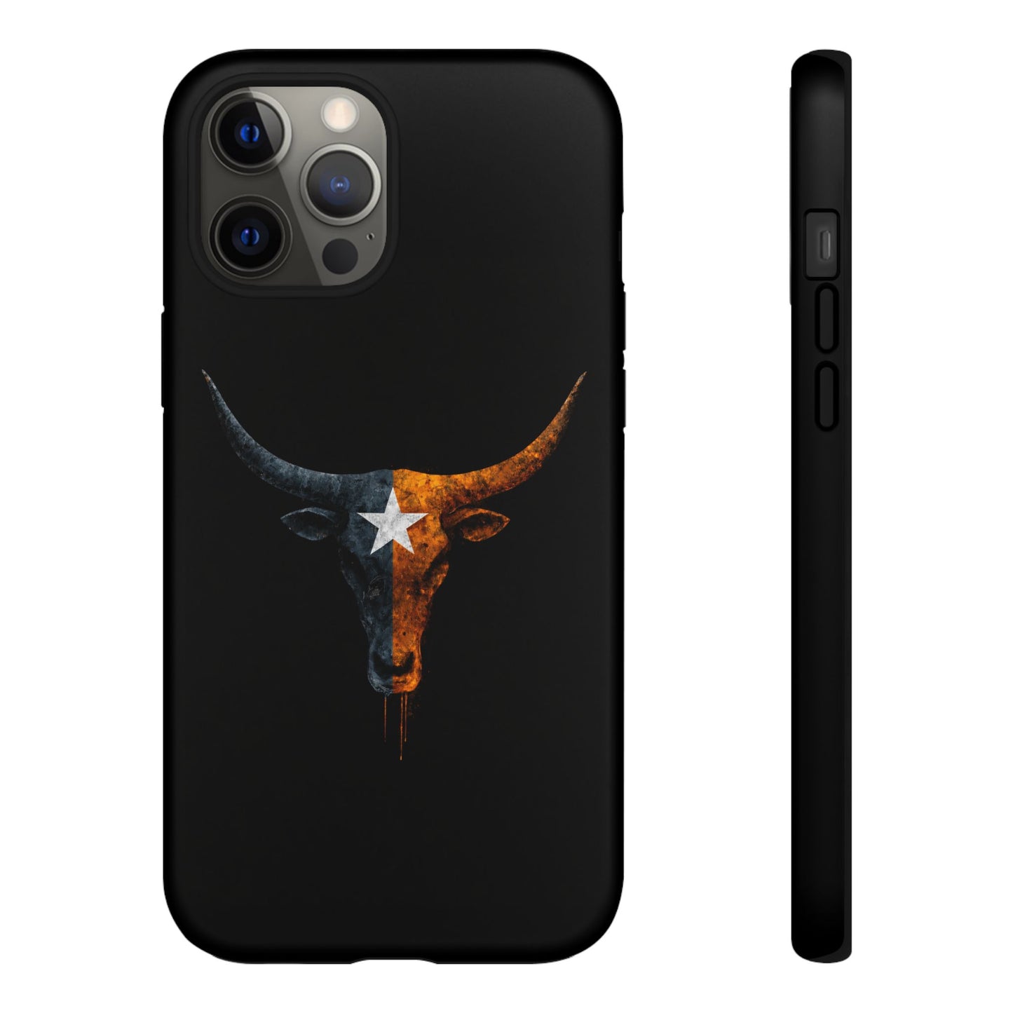 Texas Longhorn Skull Phone Case Western Cowboy Bull iPhone Samsung Cover