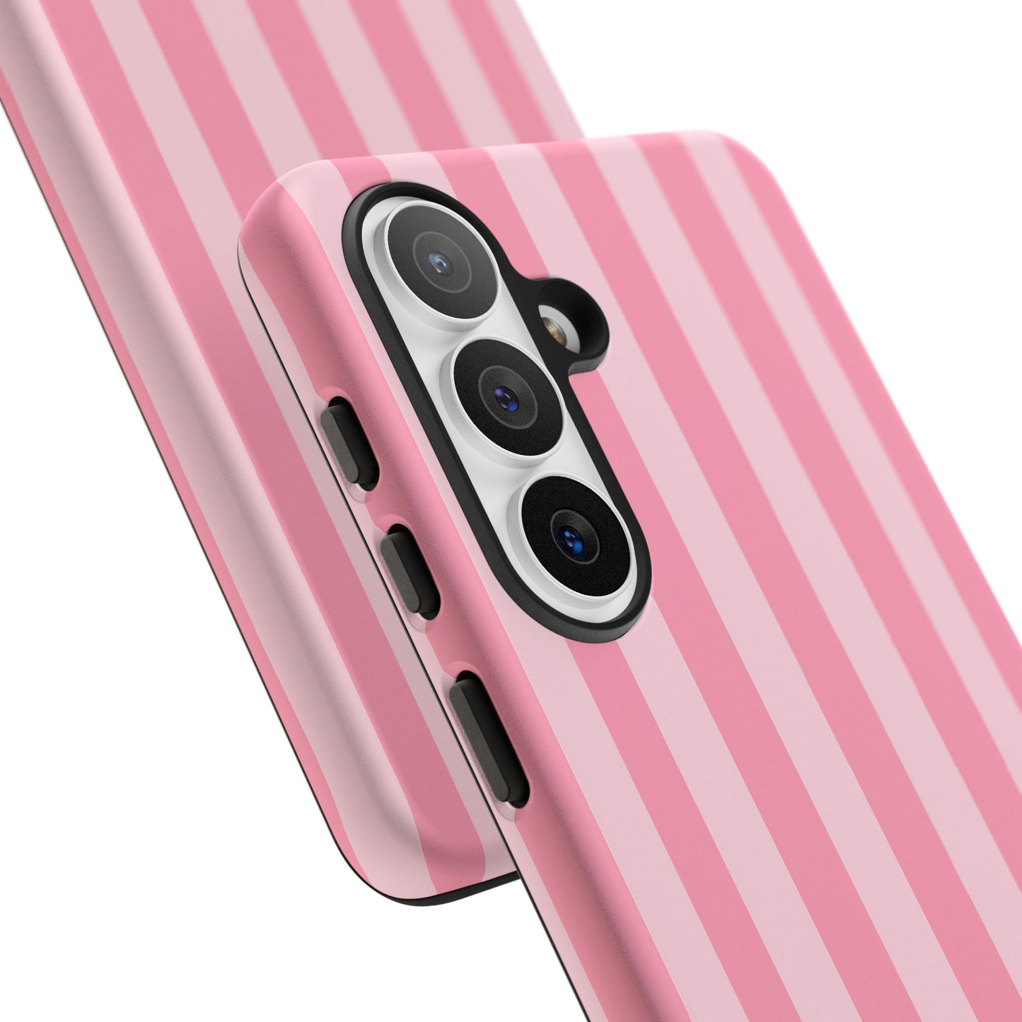 Pink Stripe Phone Case – Pastel Coquette Aesthetic Tough Protective Case