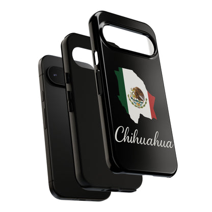 Chihuahua Mexico Flag Map Phone Case | Mexican American Pride Tough Case for iPhone & Samsung