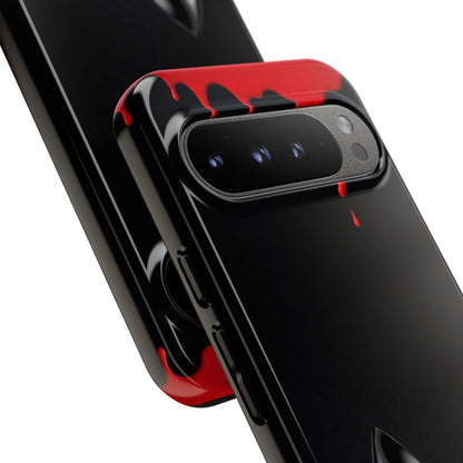 Dark Feminine Red Drip Phone Case – Gothic Glam Tough Cover