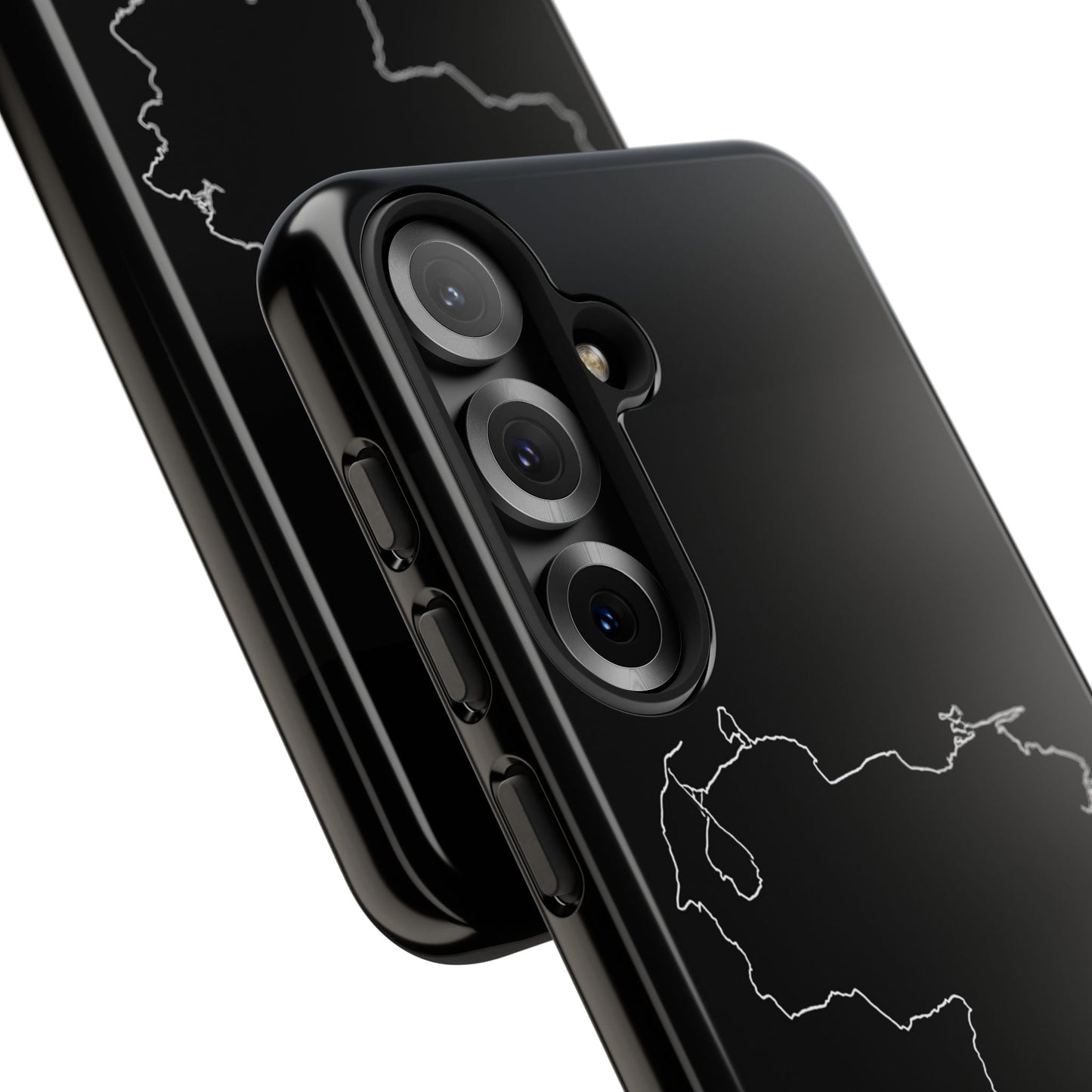 Venezuela Outline Phone Case – Minimal Country Map Tough Case (iPhone, Samsung, Pixel)