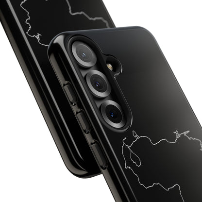 Venezuela Outline Phone Case – Minimal Country Map Tough Case (iPhone, Samsung, Pixel)