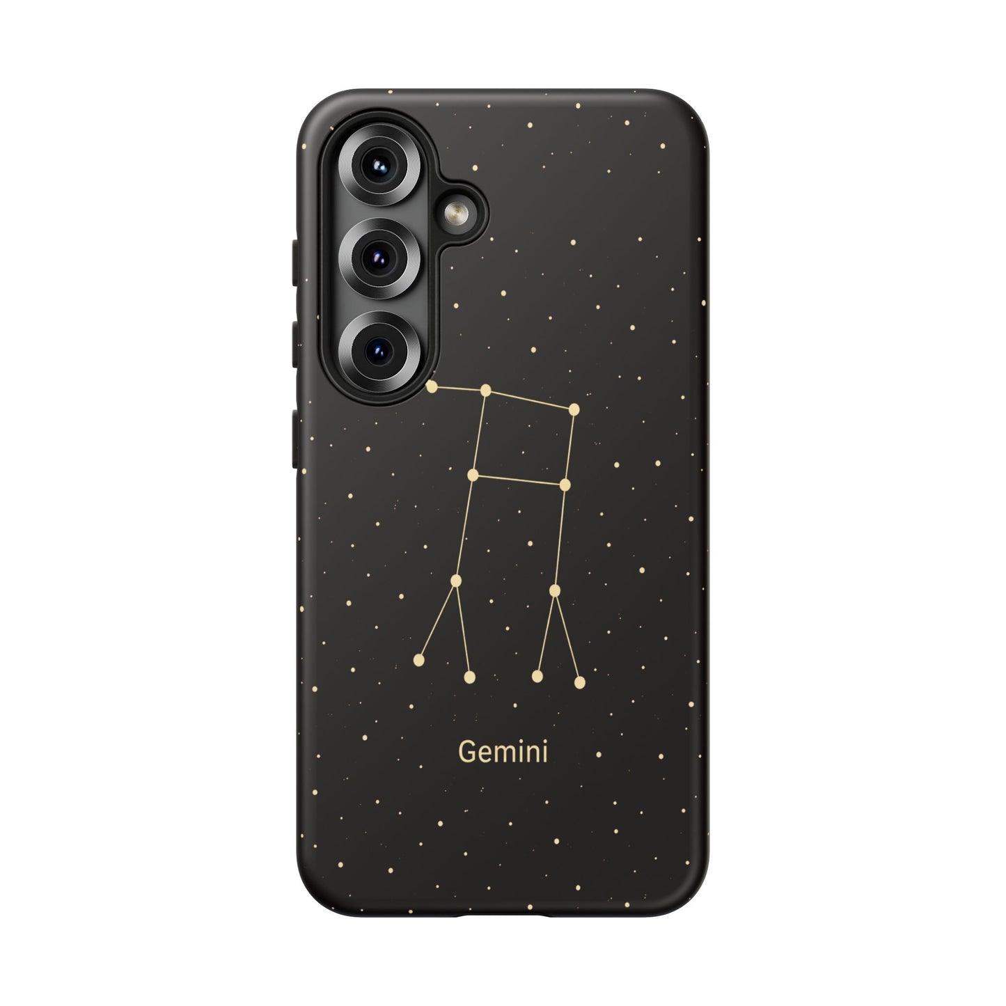Gemini Zodiac Constellation Phone Case – Luxe Gold Celestial Cover