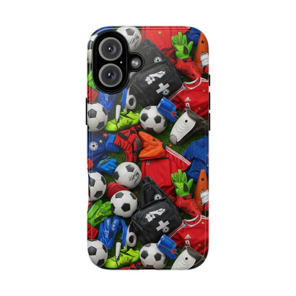 Soccer Ball Pattern Phone Case – Sports Fan Tough Protective Game Day Case