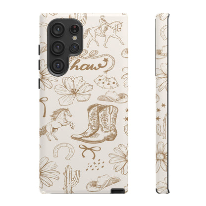 Western Cowgirl Phone Case for iPhone Samsung Galaxy Pixel Tough Case