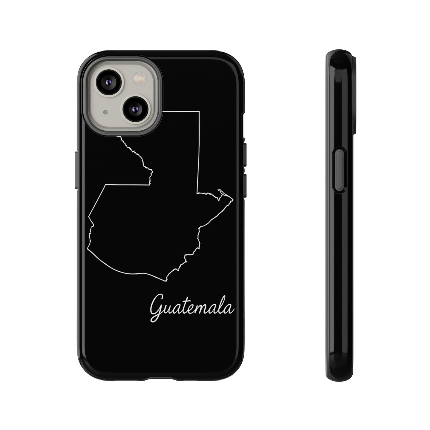 Guatemala Outline Phone Case – Minimal Country Map Tough Case (iPhone, Samsung, Pixel)