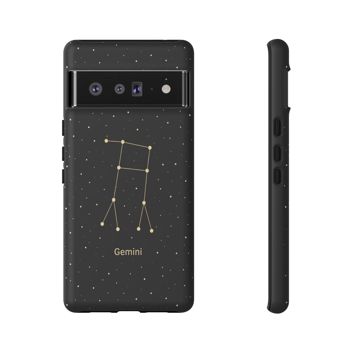 Gemini Zodiac Constellation Phone Case – Luxe Gold Celestial Cover
