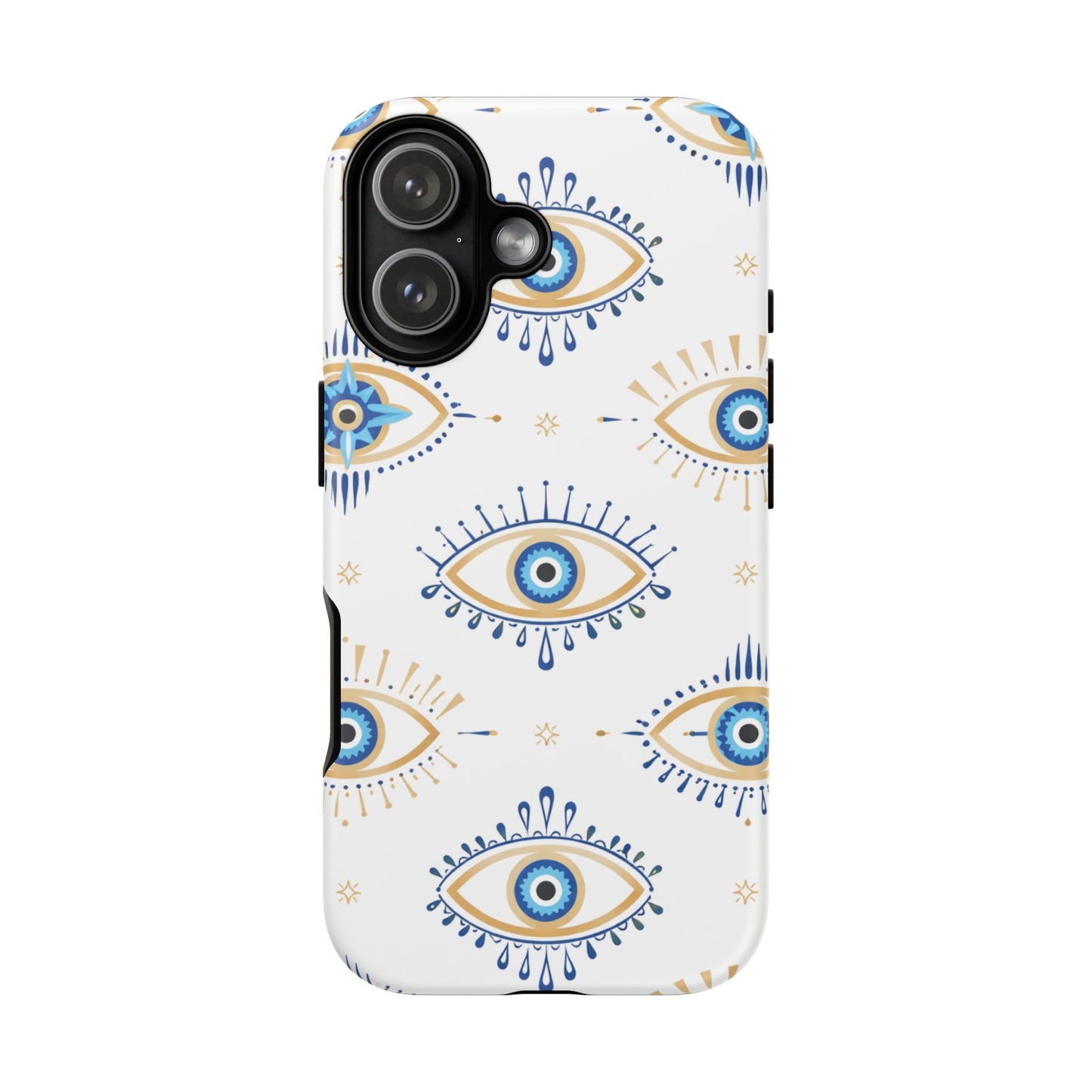 Blue Evil Eye Phone Case – Protective Slim Shockproof Cover for Iphone, Samsung Galaxy and Pixel