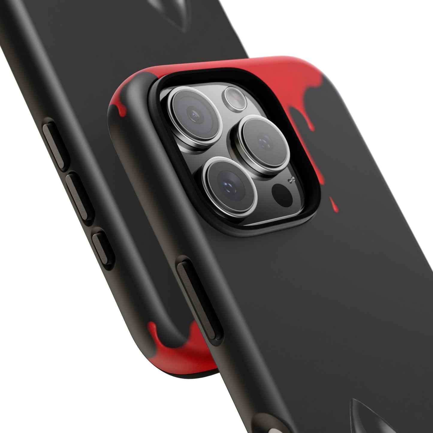 Dark Feminine Red Drip Phone Case – Gothic Glam Tough Cover