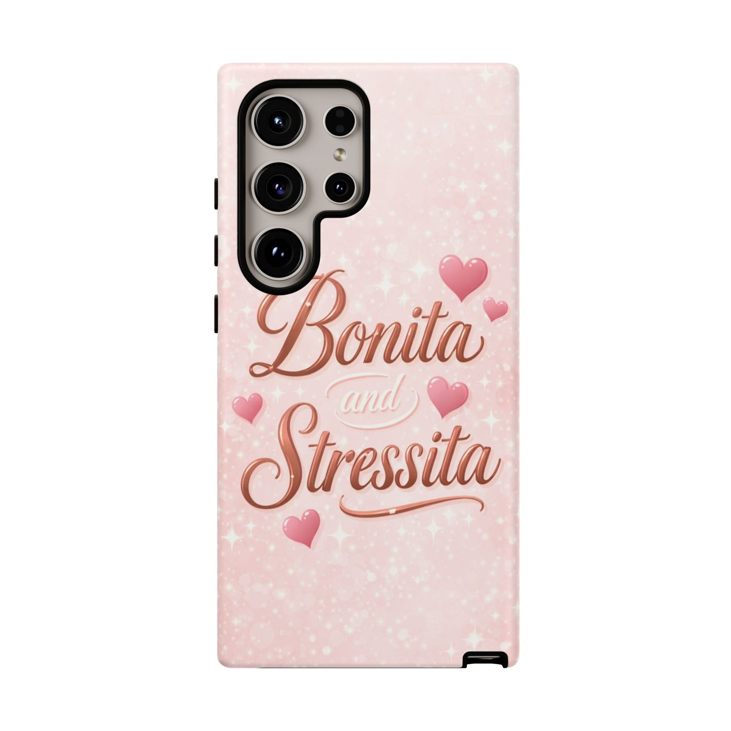 Bonita Stressita Phone Case Cute Latina Aesthetic Pink Coquette Case