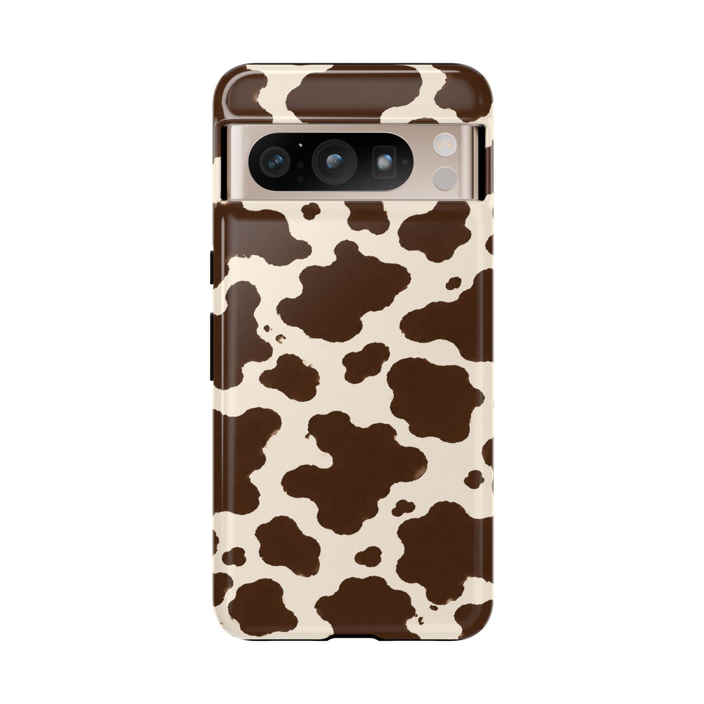 Western Cow Print Tough Phone Case for iPhone Samsung Galaxy Pixel