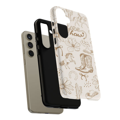 Western Cowgirl Phone Case for iPhone Samsung Galaxy Pixel Tough Case