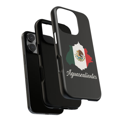 Aguascalientes Mexico Flag Map Phone Case | Mexican American Pride Tough Case for iPhone & Samsung