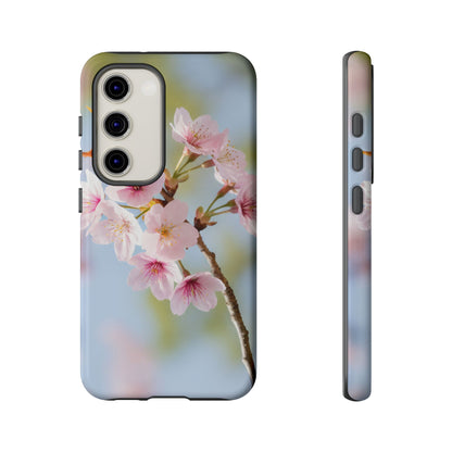 Cherry Blossom Phone Case – Pink Floral Tough Case (iPhone, Samsung Galaxy, Pixel)