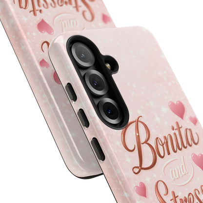 Bonita Stressita Phone Case Cute Latina Aesthetic Pink Coquette Case
