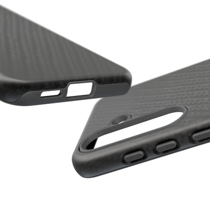 Carbon Fiber Inspired Phone Case – Rugged Slim Protective Tech Case for iPhone & Samsung