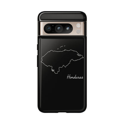 Honduras Outline Phone Case – Minimal Country Map Tough Case (iPhone, Samsung, Pixel)